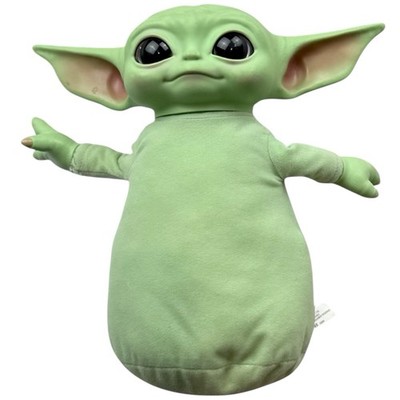 Star Wars Mattel Grogu Baby Yoda Plush 14in GWD85 Mandalorian Doll The Child