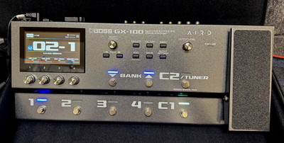 Boss GX-100 Guitar Effects Processor with Bluetooth Adapter  & Softcase