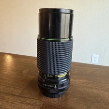 Hanimex 80-200mm f/4 Macro Zoom Lens Manual Focus w/ Tiffen 55mm Filter And Case