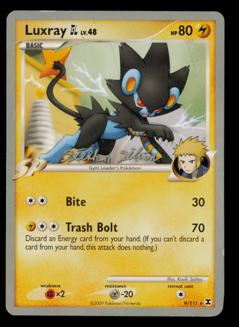 Luxray GL 9/111 Holo Rare Rising Rivals Pokemon Near Mint