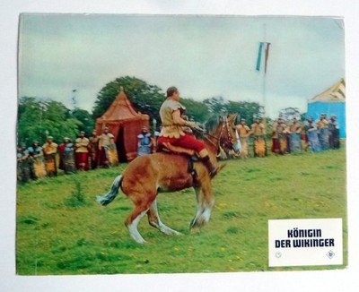 KÖNIGIN DER WIKINGER Viking Queen AUSHANGFOTO German L C ´67 HAMMER Don Murray
