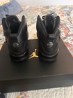 Boys Size 5Y All Black Jordan’s Basketball Shoes Brand New with Box — photo 3