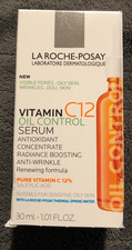 New La Roche-Posay Vitamin C12 Oil Control Serum Visible Pores Wrinkles Dull