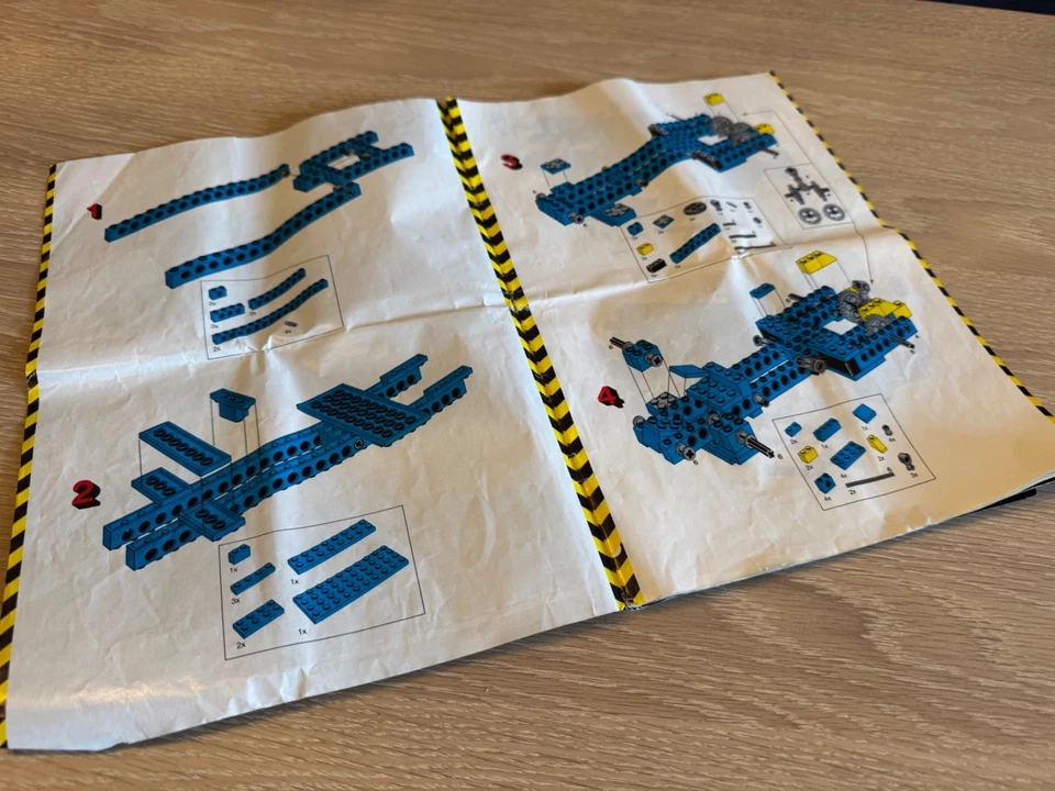 Lego Technic 854 Go Kart, A Few Missing Pieces With Instructions 1978. No Box., photo 2 of 5