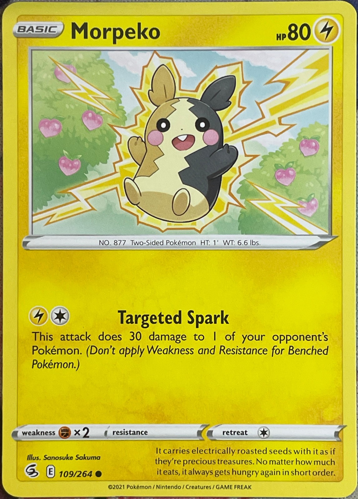 Morpeko - 109/264 - Fusion Strike Pokemon 2021