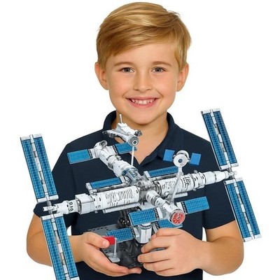 ISS Raumstation  Bausteine 3D  Weltraum Super Geschenk für alle