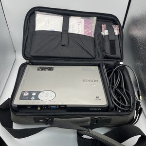Epson PowerLite 765c 3LCD Multimedia Projector w/ Case, Remote, Cables, Manuals