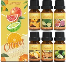 Citrus Essential Oils Sweet Orange, Bergamot, Lemon, Grapefruit, Mandarin, Lime