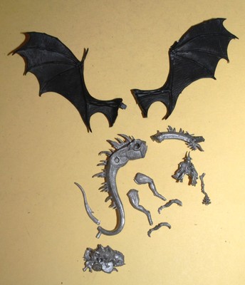 Herr der Ringe, LOTR - Hexenkönig aus Metall auf gefallenem Biest