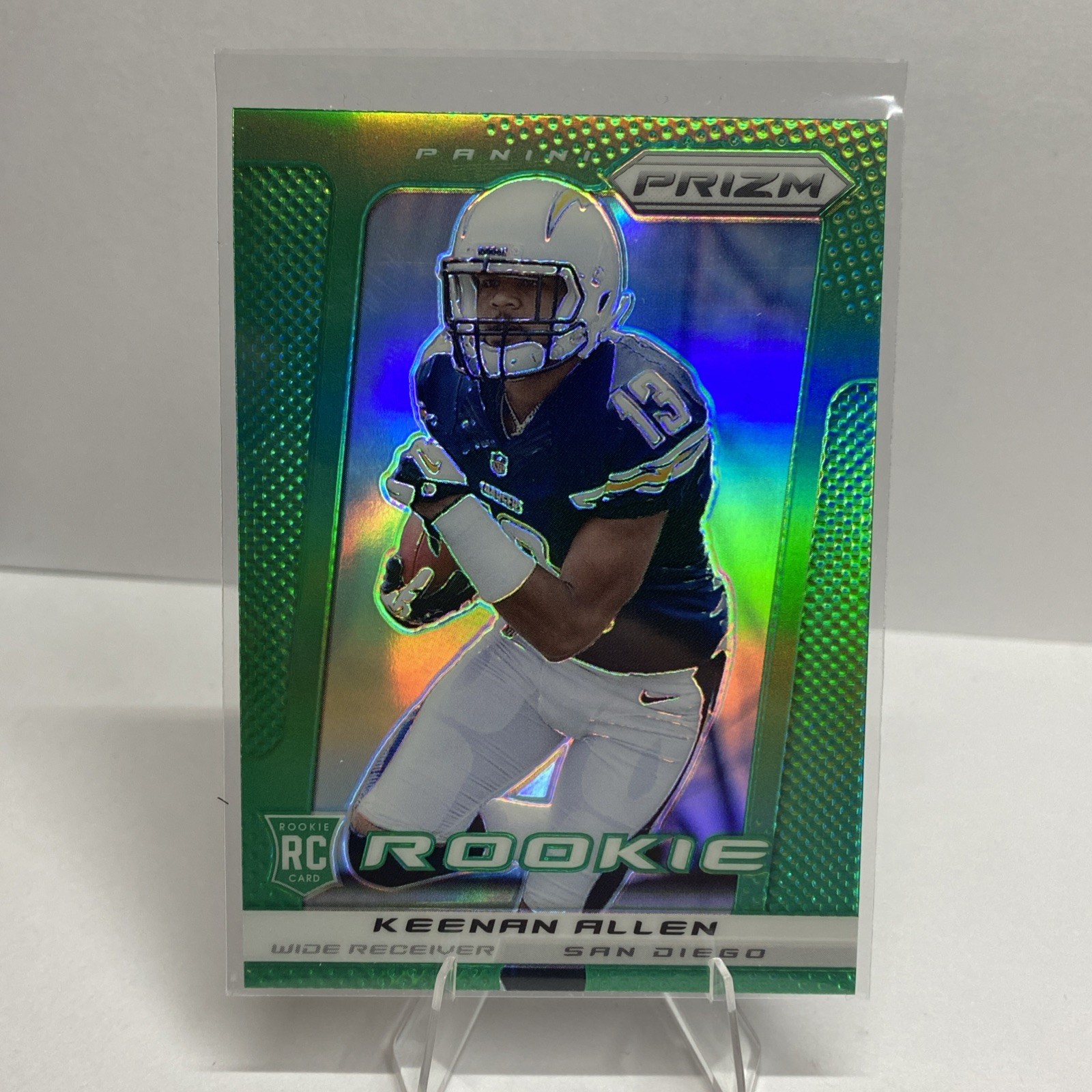 2013 Panini Prizm Rookie Retail Green Prizm Keenan Allen #252 Rookie RC