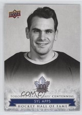 2017 Upper Deck Toronto Maple Leafs Centennial Hall of Fame Syl Apps HOF 1o3