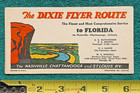 Nashville Chattanooga & St Louis Railway Ink Blotter Dixie Flyer Railway Train — photo 1