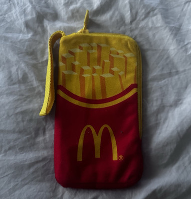 McDonald's Fries Logo Phone Pouch w/ Zipper & Wrist Strap