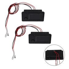 2pcs Solar Light Replacement Tops with Built in Solar Panel for Garden Lighting