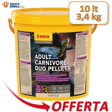 Sera Turtle Adulte Duo Granulés Carnivores 10 Litres (3,4 Kg)