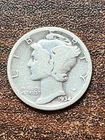 1934 P Mercury silver dime a very fine coin ..plus a surprise