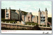 Montreal Quebec Royal Victoria Hospital Postcard 1909 Clover Vermont USA Cancel