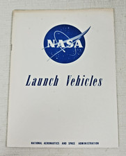 Vintage NASA Launch Vehicles Booklet, Retro Space Rocket Launch Photographs
