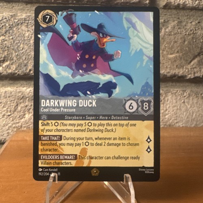 #ad DuckTales Darkwing Duck Cool Under Pressure 192 204 Cam Kendell 7 Cost 6 8 $6.00