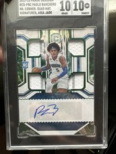 2022-23 Panini Chronicles Paolo Banchero Cornerstones Asia Jade Auto RC-SGC-10