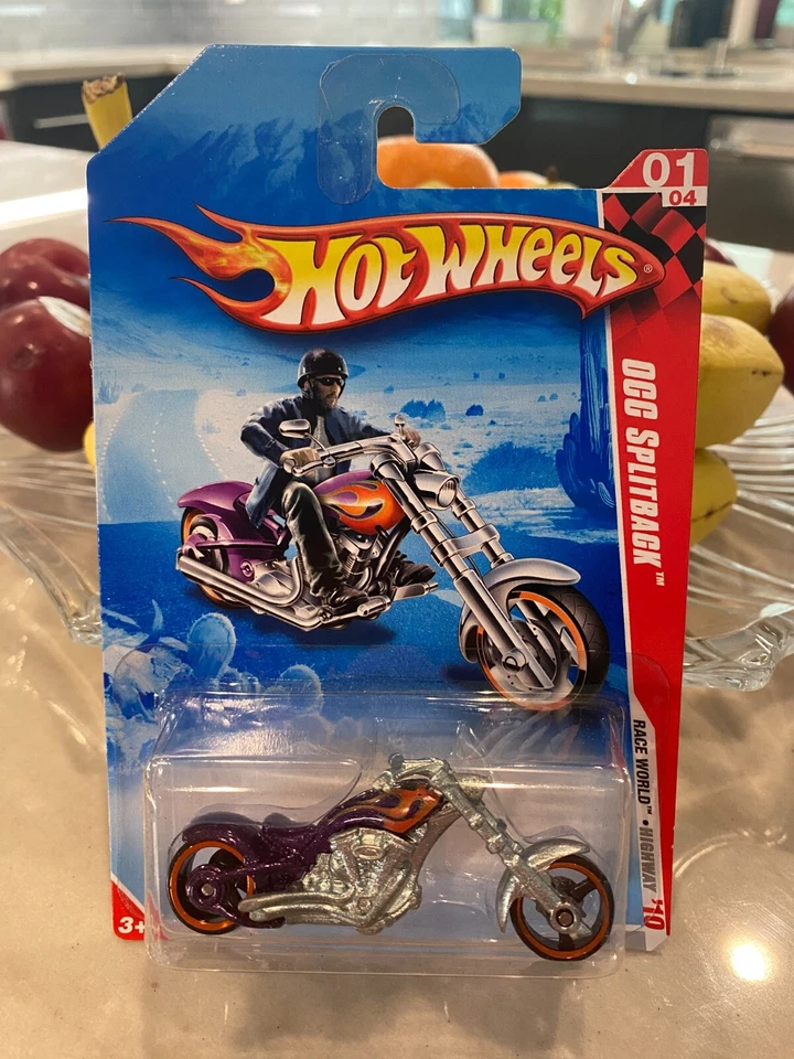 2010 Hot Wheels #193 Course World-Highway 1/4 OCC Splitback Violet Variante - Photo 1/1
