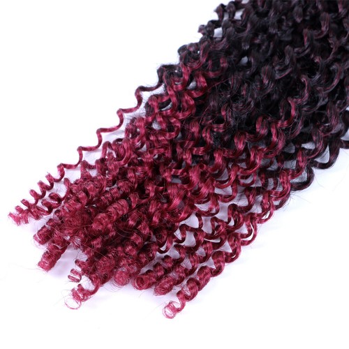 18" Passion Twist Crochet Braids Water Wave Braiding Hair Extensions Synthetic - Picture 49 of 83