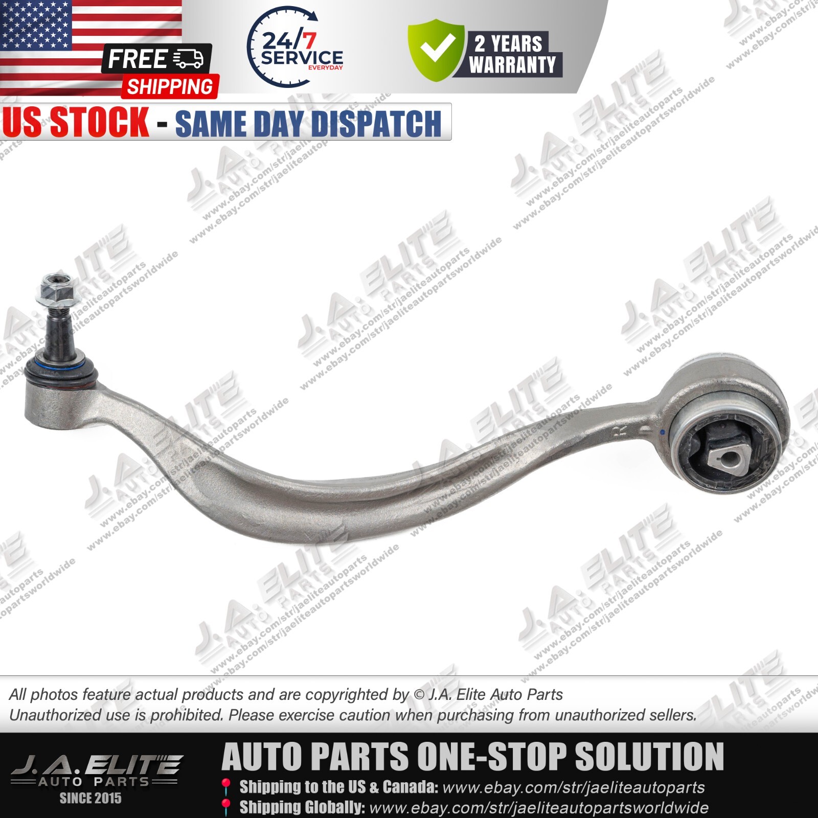 Front Lower Right Control Arm fits Rolls Royce Phantom RR1 (2004-16) 31120409267