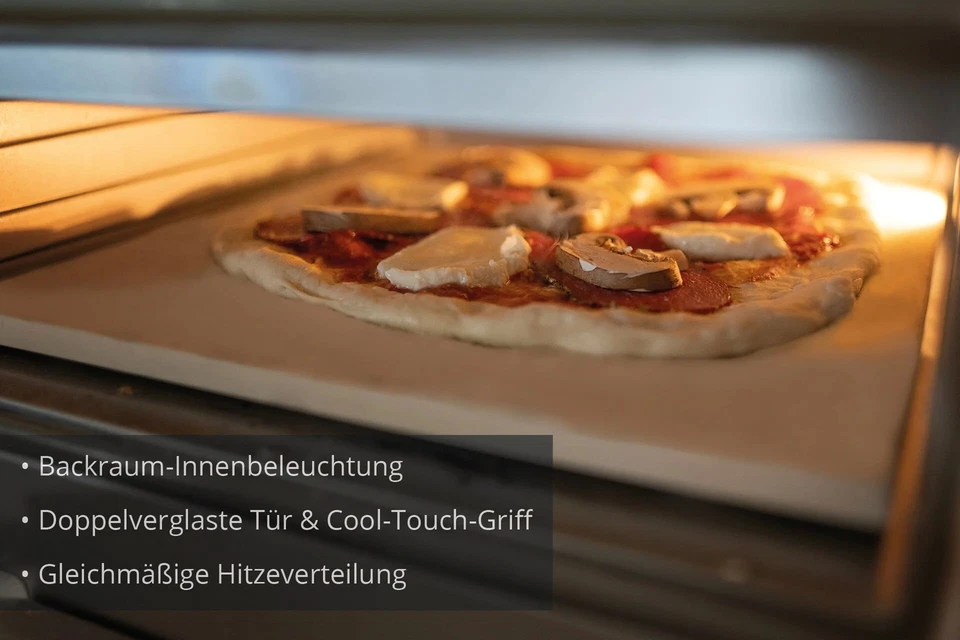 UNOLD 68816 Pizzaofen Luigi inkl. Pizzastein, jetzt neu- mit 450°C - Bild 4 von 4