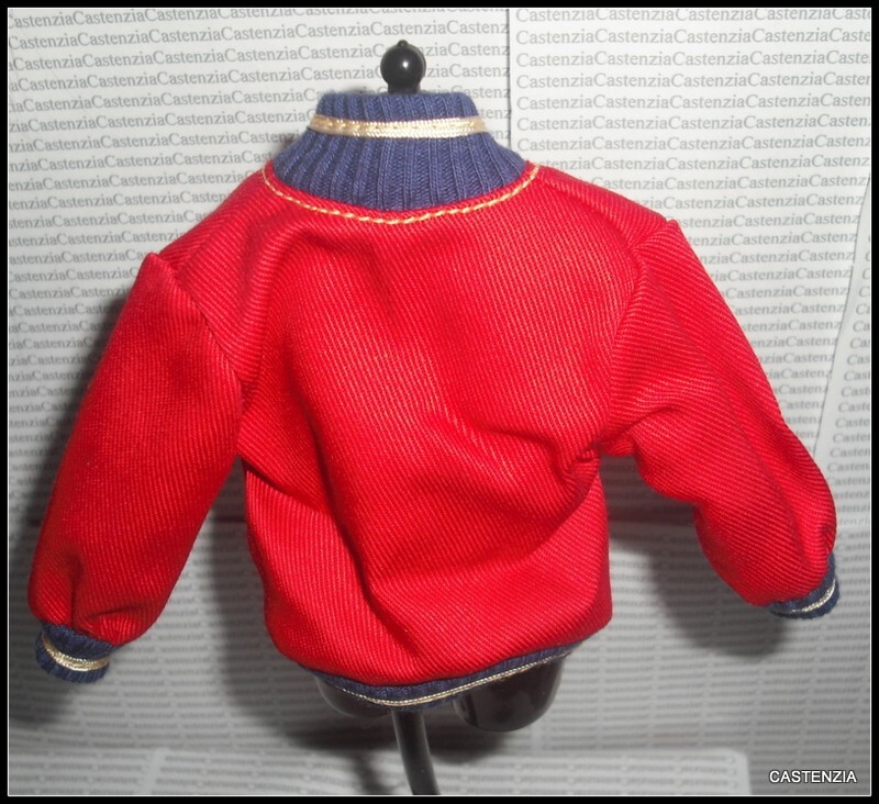 TOP BARBIE DOLL ARIZONA JEAN COMPANY RED JACKET COAT FASHION CLOTHING ACCESSORY