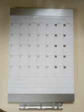 Quartet 79237 Envi Monthly Whiteboard Calendar 11" x 17" Magnetic Surface