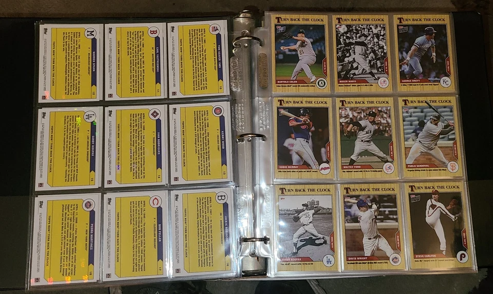 2020 TOPPS NOW TURN BACK THE CLOCK Complete Set Of 217 Cards. FREE SHIPPING! - Image 3 of 4