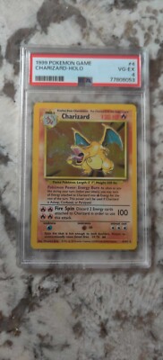 charizard pokemon card value 4/102 1999 Pokemon Base Set Charizard 4/102 PSA 4 Grade
