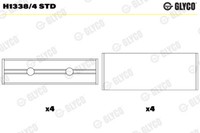 Glyco Kurbelwellenlager FüR Toyota Aygo WNB1_ KGB1_ 1.0 _B4_ Yaris _P9_