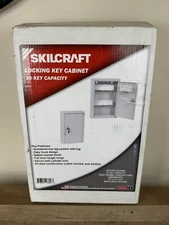 Skilcraft Locking Key Cabinet 30 Key Capacity 12”x8”x2.6”