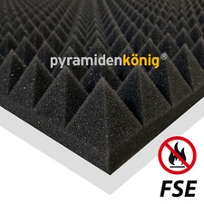 Akustikschaum, Pyramiden Lärmschutz Proberaum Dämpfung FSE 10 m²