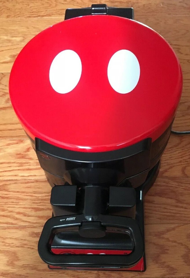 Disney Mickey Mouse Double Flip Waffle Maker 90th Anniversary RARE Fun