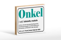 Holzschild Spruch 18X12 Cm Onkel Freund Bester Onkel Welt Deko Schild