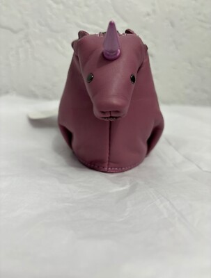 Brand New Authentic Coach Unicorn (Uni) Coin Case- Primrose (Rose