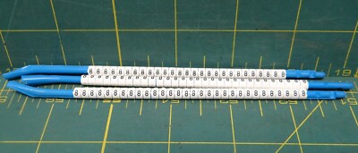 Hellermann Tyton Clip-Tags Wire Marker Number ''8'' *Lot of 87* 16ga to 10ga