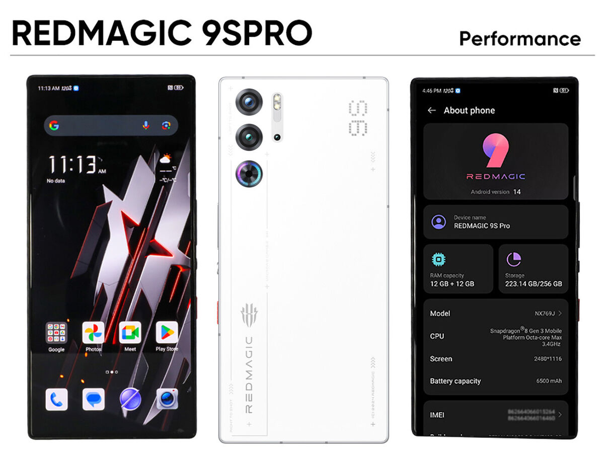 Red Magic 9S Pro NX769J 256GB 12GB RAM (Global Model) GSM Red Magic 9S Pro NX769J 256GB 12GB RAM (Global Model) GSM
