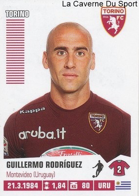 449 GUILLERMO RODRIGUEZ URUGUAY TORINO.FC STICKER FUSSBALLSPIELER 2013 PANINI