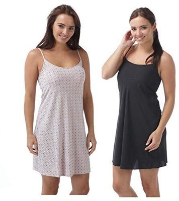 black slip nightdress
