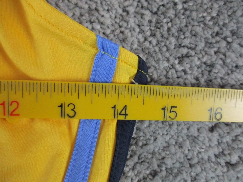 Adidas Sports Bra/Top 8-XS Yoga/Athleisure/Gym/Run Yellow Pull-Over Stretch - Image 4 of 4