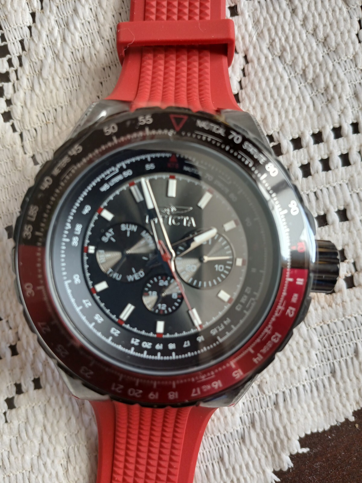 invicta aviator model #33039,stainless steel, japan movement, trinite,brand new