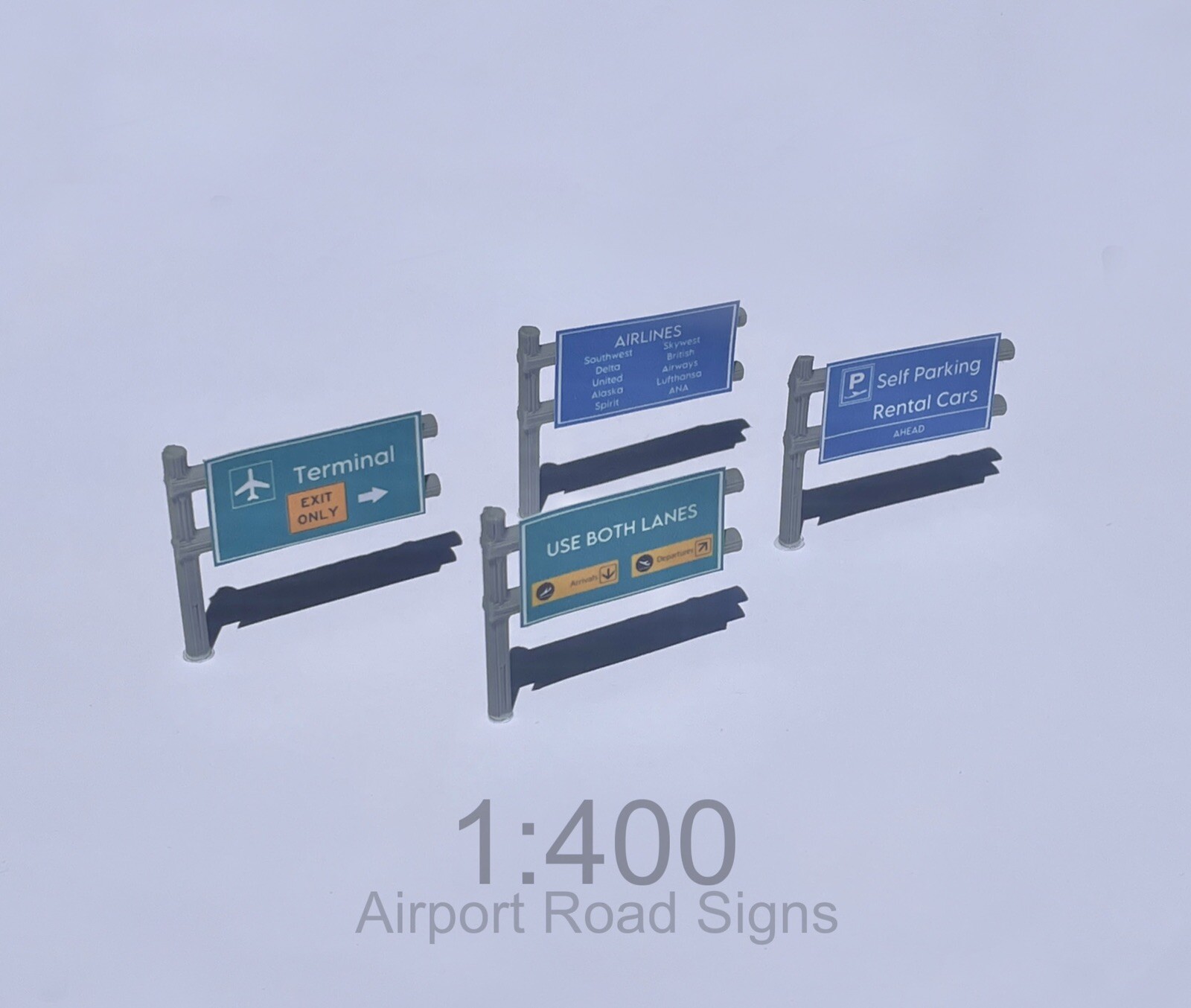 Airport Road Signs