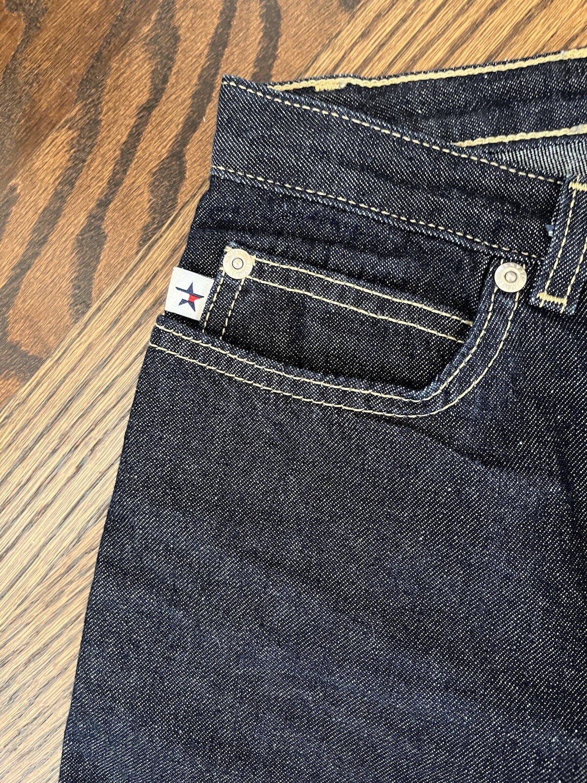 Tommy Hilfiger Junior Girls Denim Jeans Flare Bootcut Sz 14 - View 4