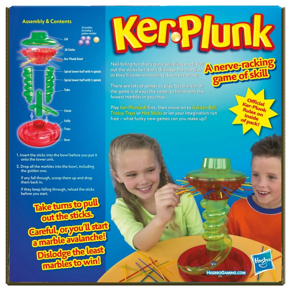Hasbro Kerplunk Childrens Marble Sticks Drop Board Game - NEW - Image 4 of 4
