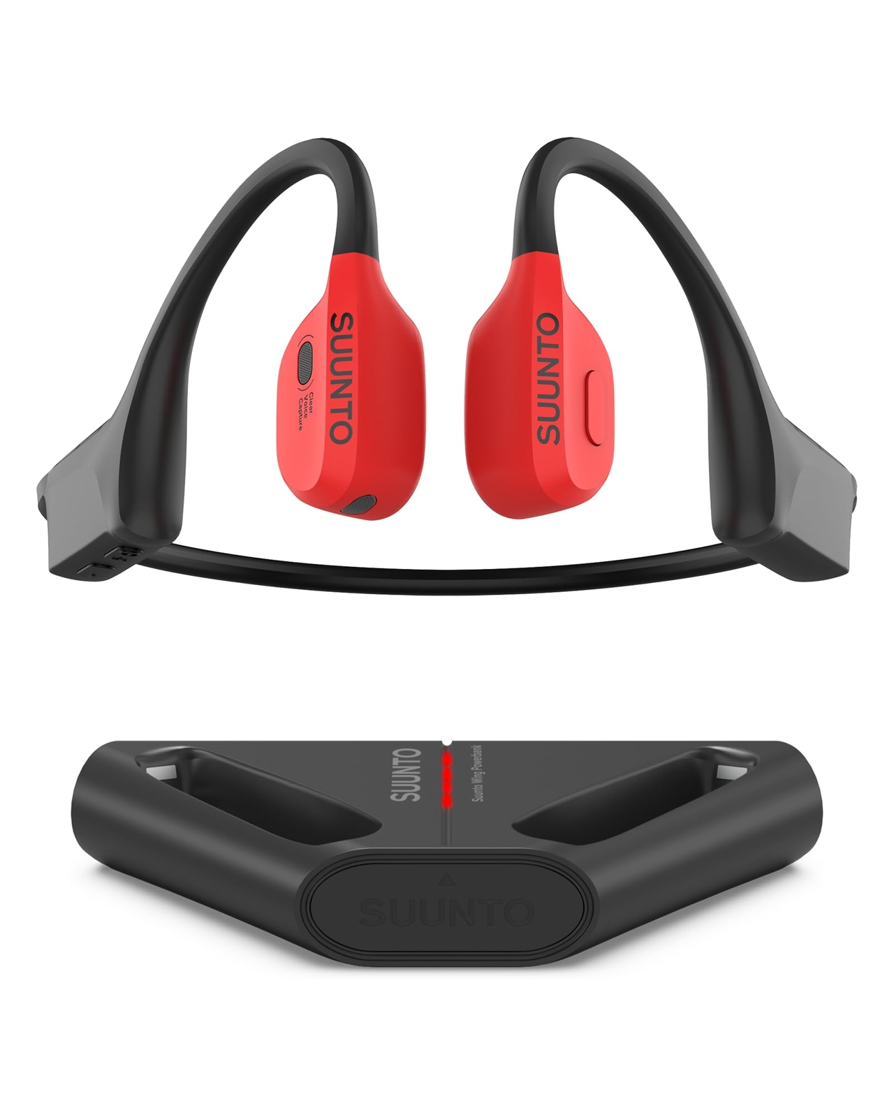 SUUNTO Wing Open-Ear Bone Conduction Headphone, Bluetooth Wireless 