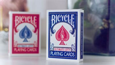 Fahrrad Ultimate Lefty Deck blau (Gimmicks und Online Anleitung)