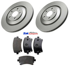 FOR BENTLEY GT & FLYING SPUR REAR BRAKE DISCS & PADS PAGID 2005 ON 335MM
